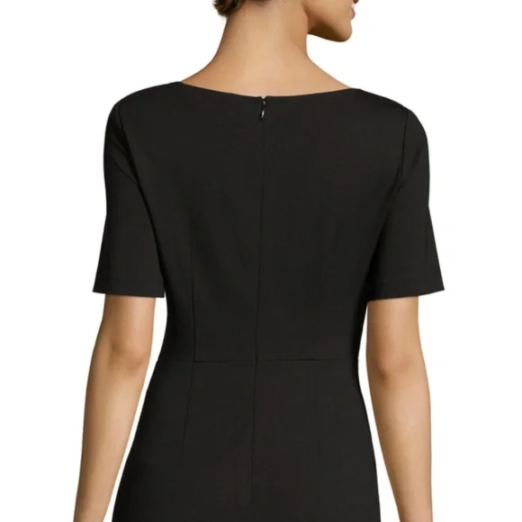 Diane Von Furstenberg DVF Serefina Little Black Dress Ruffle Hem 4 - Picture 2 of 11